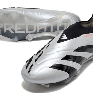 Predator Elite Laceless FG BLANC/NOIR