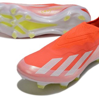 X Crazyfast Elite Laceless FG Energy Citrus - Rouge/Blanc/Jaune